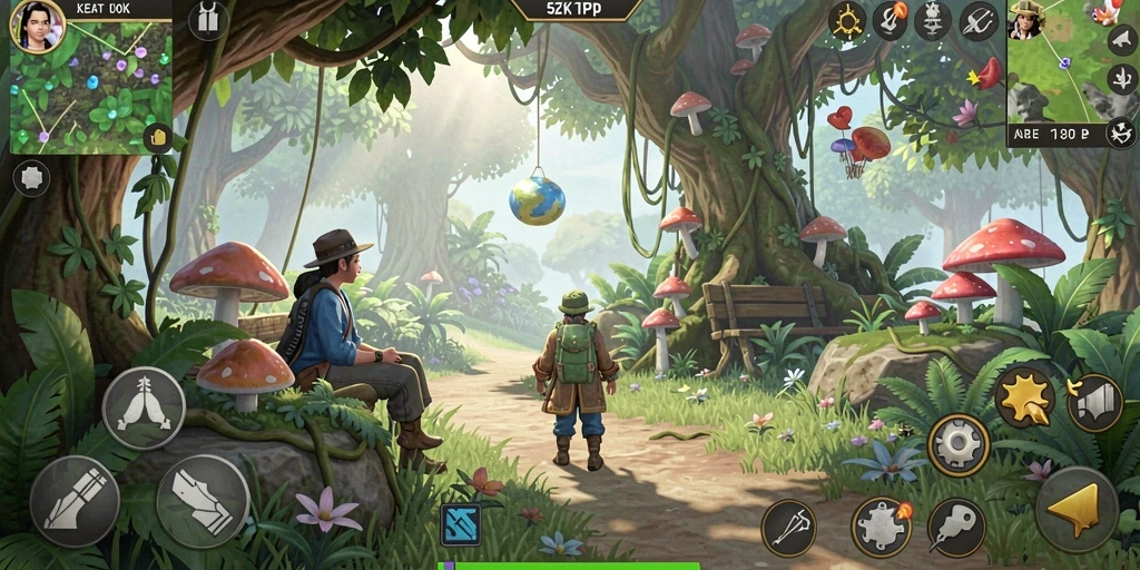 Tampilan gameplay 5ZK yang menarik dan interaktif dalam simulasi kehidupan.