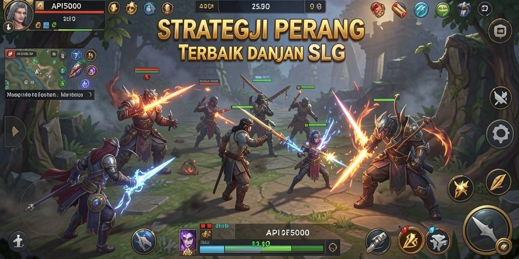 Tampilan gameplay yang strategis dan menegangkan di API5000.