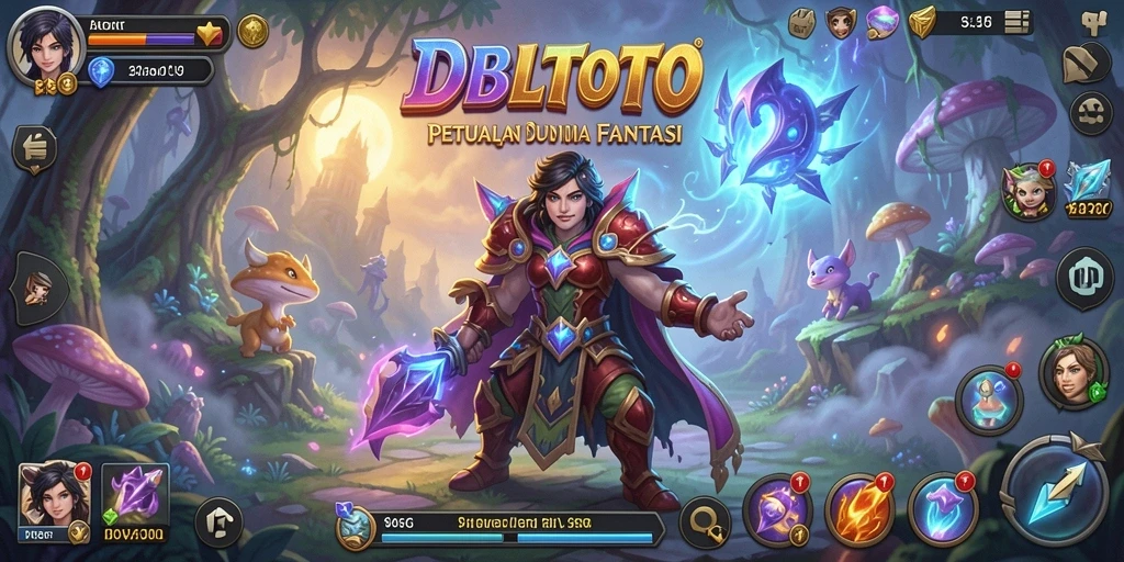 Tangkapan layar gameplay DBLTOTO menampilkan aksi petualangan yang menegangkan.