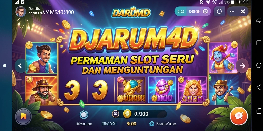 Tampilan permainan Slot DJARUM4D yang menawan dan mengasyikkan.