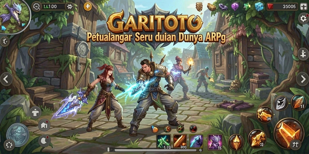 Tangkapan layar gameplay GARITOTO yang menampilkan aksi seru dan petualangan mendebarkan.
