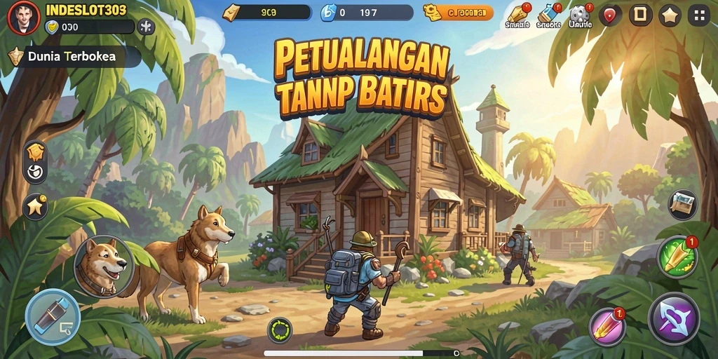 Tampilan gameplay yang menggambarkan kebebasan di dunia terbuka.