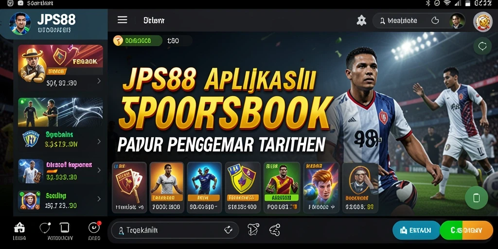 Screenshot JPS88 menampilkan pengalaman taruhan yang mendebarkan.