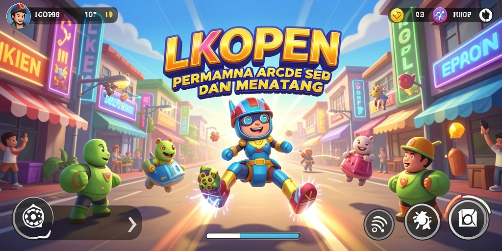 Tampilan gameplay LKOPEN yang mengasyikkan dan penuh tantangan.