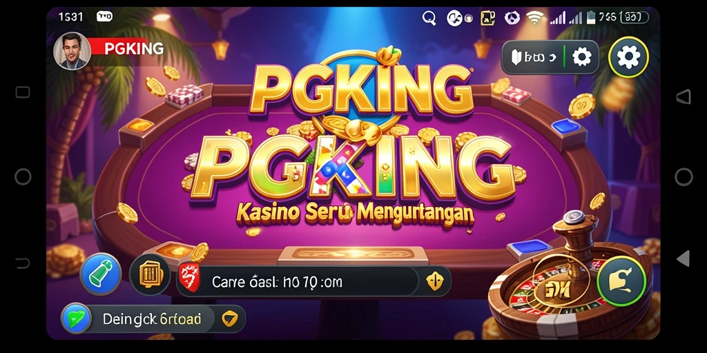 Tampilan gameplay PGKING yang seru dan menarik.