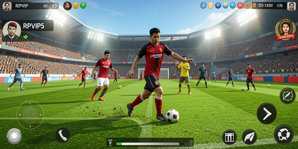Tampilan menarik dari gameplay RPVIP5 yang intens.
