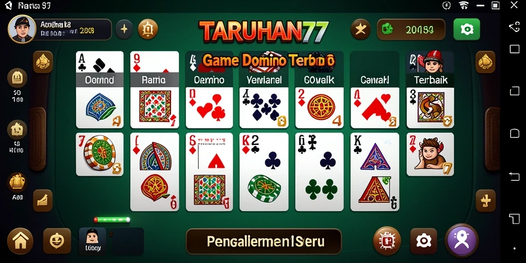 Gameplay seru dari TARUHAN77 dengan teman-teman.