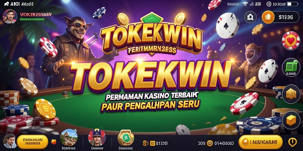 Screenshot utama TOKEKWIN menampilkan gameplay kasino yang menarik dan interaktif.