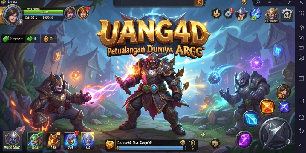 Tampilan gameplay UANG4D yang memukau dalam petualangan seru.