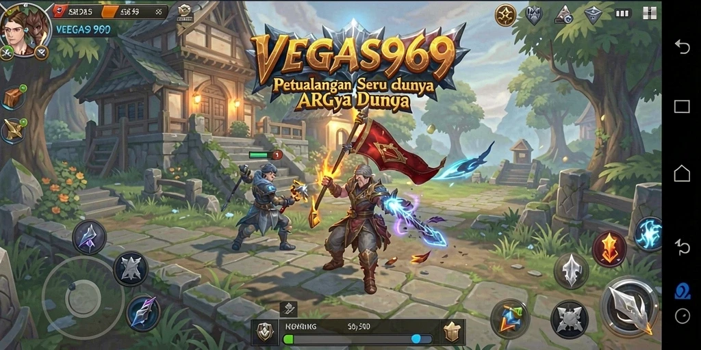 Tampilan gameplay seru dan mendebarkan di VEGAS969.