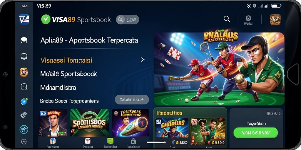 Screenshot gameplay <strong>VISA89</strong> menunjukkan pengalaman taruhan olahraga yang menarik.