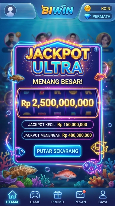 Tampilan antarmuka pengguna biwin yang menarik.